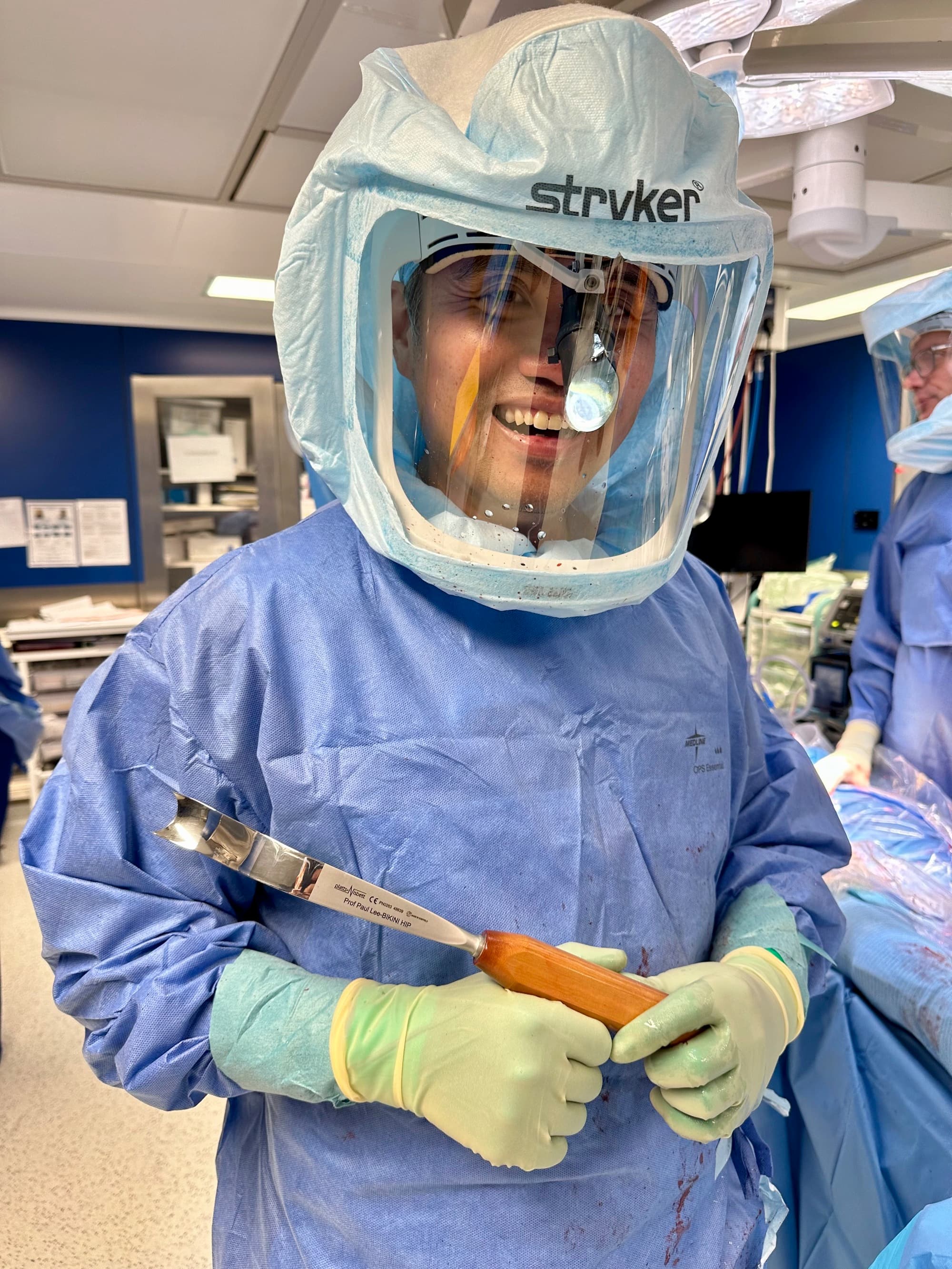 Professor Lee in the operating room